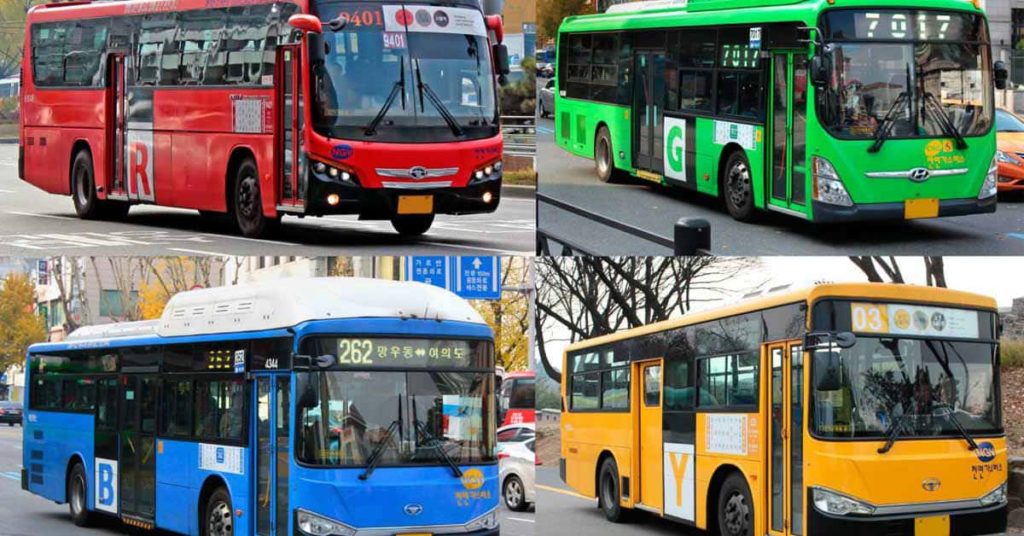 4色韓國公車怎麼分？詳細乘車資訊讓你不會韓文也能在韓國搭公車